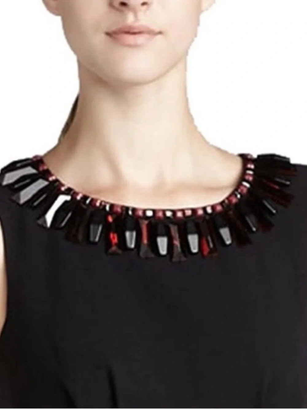 NWT Kate Spade Diane Beaded Neckline Sheath Dress Black Size 8 Retail $428.00